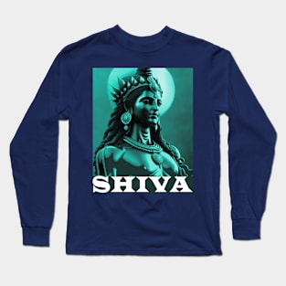 Shiva Om Spirituality Bhole Nath Long Sleeve T-Shirt